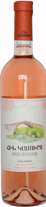 Old Bridge Areni Noir 2022 Dry Rosé bottle