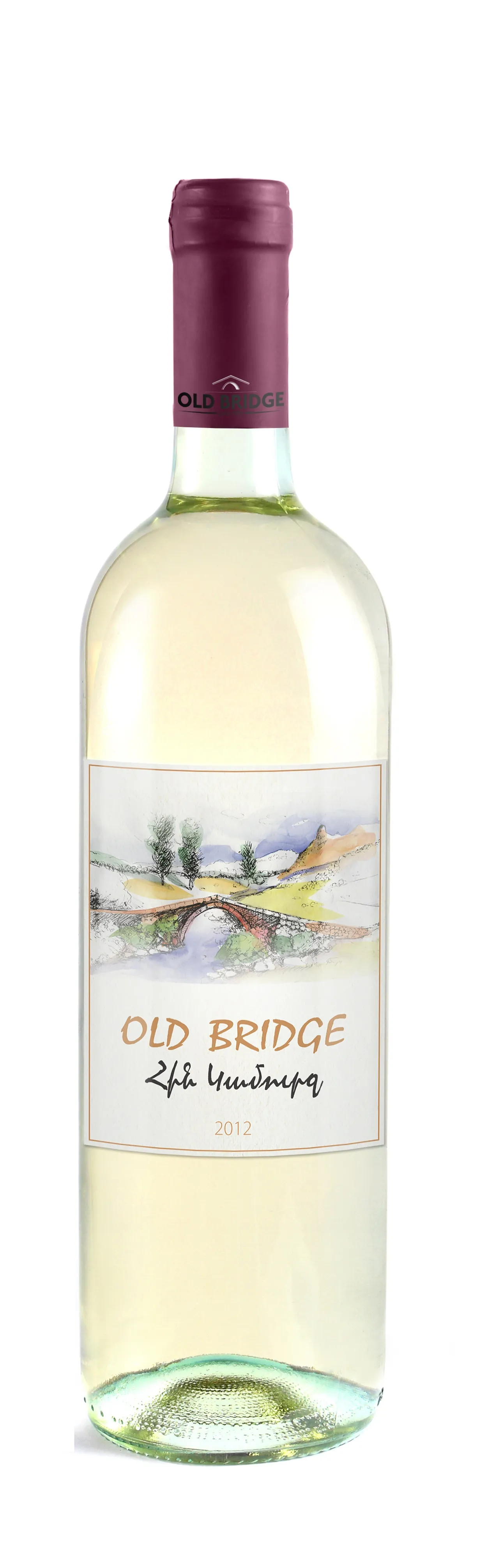 Old Bridge 2012 White Dry Wine bottle